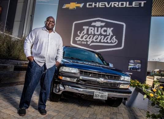 Chevrolet has named Lonzo Anderson as the Official Truck Legend of Texas. Anderson, of Arlington, Texas, has more than 375,000 miles on his 2000 Silverado. His truck will be displayed in a place of honor for the duration of the State Fair of Texas, as a testament to the most dependable, longest-lasting fullsize pickups on the road.